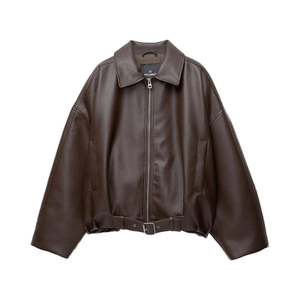 Retro Leather Jacket Manufacturer - Fashionable Outerwear for Women Spring
