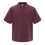 Men's Polo Shirt Manufacturer - Wax Printing Laundry Short Sleeve Street Trendy