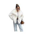 Faux Fur Coat Manufacturer - Short Woolen Style Top for Women Autumn Winter