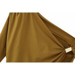 Short Sleeve Top Manufacturer - 2025 Metal Buckle Diagonal Shoulder Asymmetric Simple