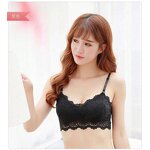 Women's Lace Bra Manufacturer - V-Sexy Breathable Knitted Integrated Comfortable Solid Color