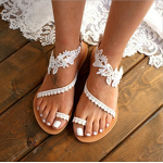 Women's Flat Sandals Manufacturer - 2025 Large Size 35-43 Open Toe Flower Beach