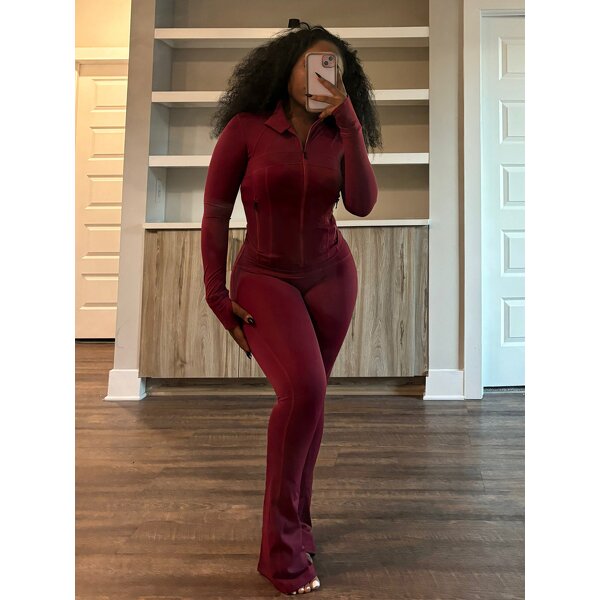 Women's Sports Set Manufacturer - 2025 Sexy Tight Long Sleeve Two Piece