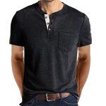 Men's T-shirt Manufacturer - 2025 Summer Short Sleeve Round Neck Solid Color Versatile