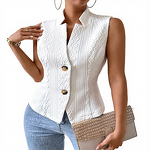 Women's Sleeveless Vest Manufacturer - 2025 Spring Autumn Versatile Suit Jacket Button