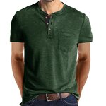 Men's T-shirt Manufacturer - 2025 Summer Short Sleeve Round Neck Solid Color Versatile