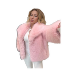 Faux Fur Coat Manufacturer - Short Woolen Style Top for Women Autumn Winter