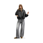 Retro Leather Jacket Manufacturer - Fashionable Outerwear for Women Spring