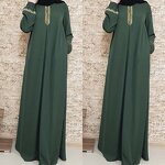 Muslim Dress Manufacturer - 2025 Loose Plus Size Long Sleeve Casual