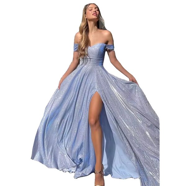 Women's Party Dress Manufacturer - 2024 Sleeveless Off Shoulder Slim Fit Long