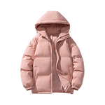 Men's Cotton Jacket Manufacturer - Loose Hooded Down Cotton Warm Casual Top