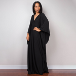 Muslim Long Robe Manufacturer - 2025 Solid Color Braided Loose Beach Dress