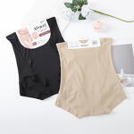 Women's Shapewear Pants Manufacturer - High Waist Lace Postpartum Hip Lift Ice Silk Tummy Control