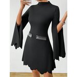 Black Dress Manufacturer - 2026 Slim Fit A-line Mid Skirt for Women