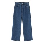 Men's Denim Jeans Manufacturer - 2025 Vintage Straight Loose Mid-Rise Elastic Waist