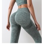 Women's Yoga Cropped Pants Manufacturer - 2025 Solid Color Slim Hip Lift Elastic Ninth