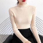 Half High Neck Sweater Manufacturer - Candy Color Inner Layer for Women Autumn
