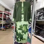 Women's 2-Piece Dress Set Manufacturer - 3D Printing Office Formal African Style