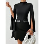 Black Dress Manufacturer - 2026 Slim Fit A-line Mid Skirt for Women