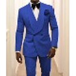 Men's Wedding Suit Set Manufacturer - Double Breasted Cotton Two-Piece for Groom