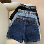 Women's Denim Shorts Manufacturer - 2025 High Waist Minimally Sleek Loose Wide Leg