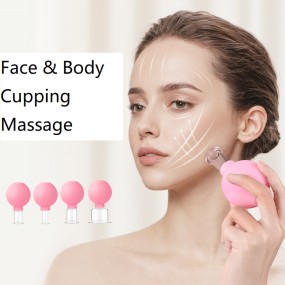 Facial Cupping Set Factory - 3-in-1 Lifting Set Hot Selling Silicone Vacuum Cupping Massage