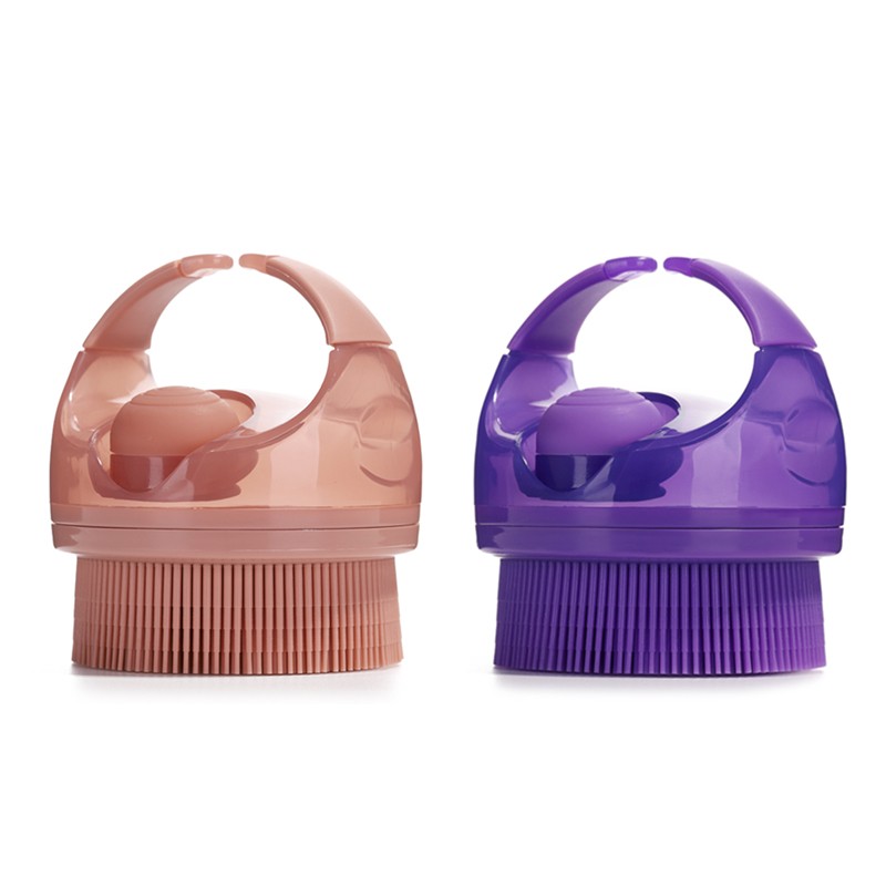 Body Scrubber Factory - Eco-Friendly Silicone Exfoliating Brush with Shower Gel Dispenser