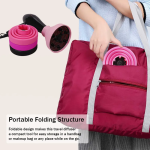 吹风机扩散器生产商-硅胶折叠手形卷发专业工具