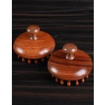 Nail Tooth Shaper Manufacturer - Wholesale 28 Mushroom Sandalwood Massage Comb Salon Supplies