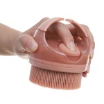 Shower Gel Dispenser Factory - Silicone Bath Brush Body Scrubber with Distributor Tool