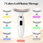Neck Care Massager Manufacturer - Facial & Neck with 7 LED Light Therapy Reduce Wrinkles