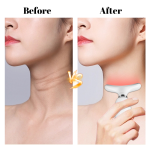 Neck Care Massager Manufacturer - Facial & Neck with 7 LED Light Therapy Reduce Wrinkles