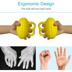 Grip Training Ball Factory - Hand Grip PU Ball Finger Practice Exercise Gym Fitness Strengthen