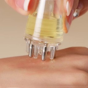 Scalp Massager Manufacturer - OEM Compact Portable with Oil Applicator Bottles Hair Treatment