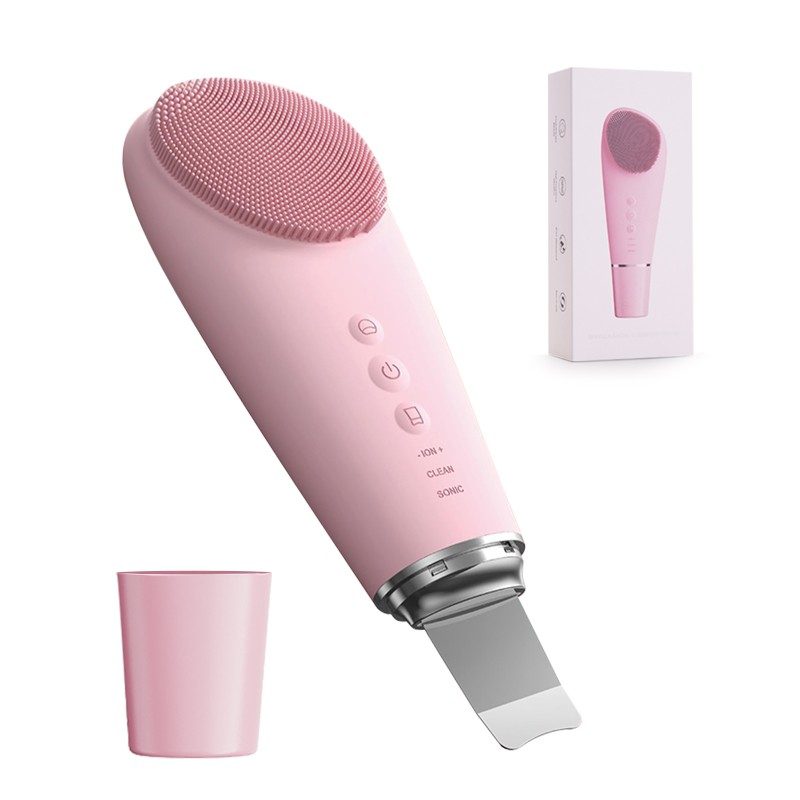 Facial Cleansing Brush Manufacturer - 2 in 1 Massager Skin Scrubber Electric Blackhead Remover