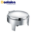 Chafing Dish Manufacturer - Deluxe Round Roll Top 6L Round Shape for Wholesale