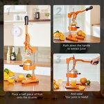 Juicer Manufacturer - Hot Sale Kitchen Fruit Juicer Lime Press Multi-Function Efficient Manual