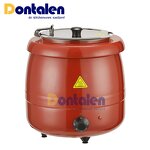 Soup Kettle Manufacturer - Dontalen Commercial 10L Stainless Steel Black Color Buffet