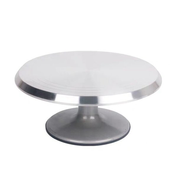 Cake Stand Manufacturer - Hottest Sale 12 Inch Metal Anti-Slip Rotating Decorating Turntable