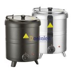 Soup Kettle Manufacturer - Factory Price 10L Electric Red Gold Bain Marie with Thermostatic