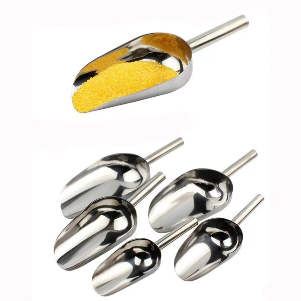 Ice Scoop Manufacturer - Commercial Large Metal Self Serve Dry Ice Bulk Candy Powder Hand Shovel