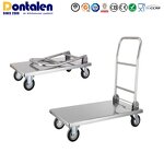 Serving Trolley Manufacturer - Dontalen Hotel Restaurant Stainless Steel Luxury Gold Round bar