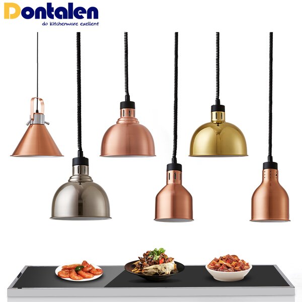 Food Heat Lamp Manufacturer - Wholesales Countertop Telescopic Lifting Infrared Hanging Display