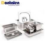 GN Pan Manufacturer - EU Style Stainless Steel Gastronorm with Lid for Restaurant Hotel