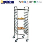 Serving Trolley Manufacturer - Dontalen Hotel Restaurant Stainless Steel Luxury Gold Round bar