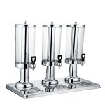 Juice Dispensers Manufacturer - Wholesale Luxury Stainless Steel 3 Tank Cold Drink for Parties