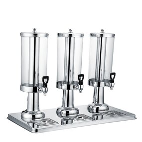 Juice Dispensers Manufacturer - Wholesale Luxury Stainless Steel 3 Tank Cold Drink for Parties