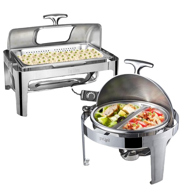 Chafing Dishes Manufacturer - Wholesale Merdren Foldable Stainless Steel Buffet Set
