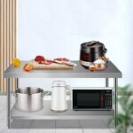 Work Table Manufacturer - Restaurant Hotel Heavy Duty Undershelf Adjustable