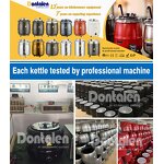Soup Kettle Manufacturer - Dontalen Commercial 10L Stainless Steel Black Color Buffet